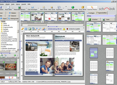 software für broschüren zeitungen karten publisher layouts