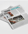 Abizeitung auf Zeitungspapier