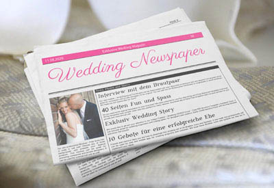 Hochzeitszeitung Tageszeitung