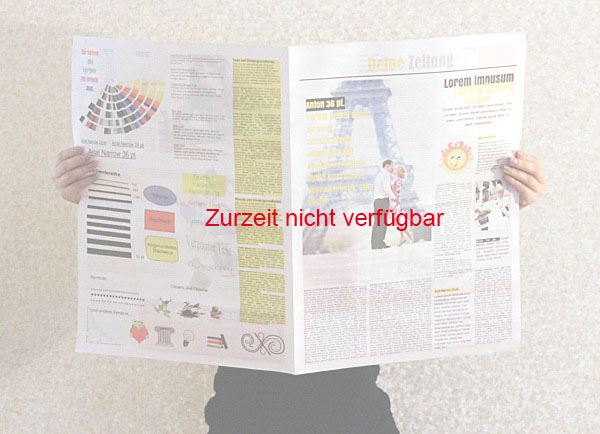 Abizeitung auf zeitungspapier