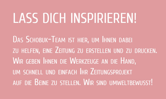 Eigene Zeitungen drucken